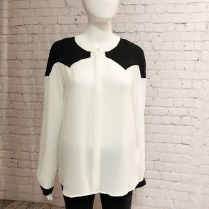 IPEKYOL white and black blouse